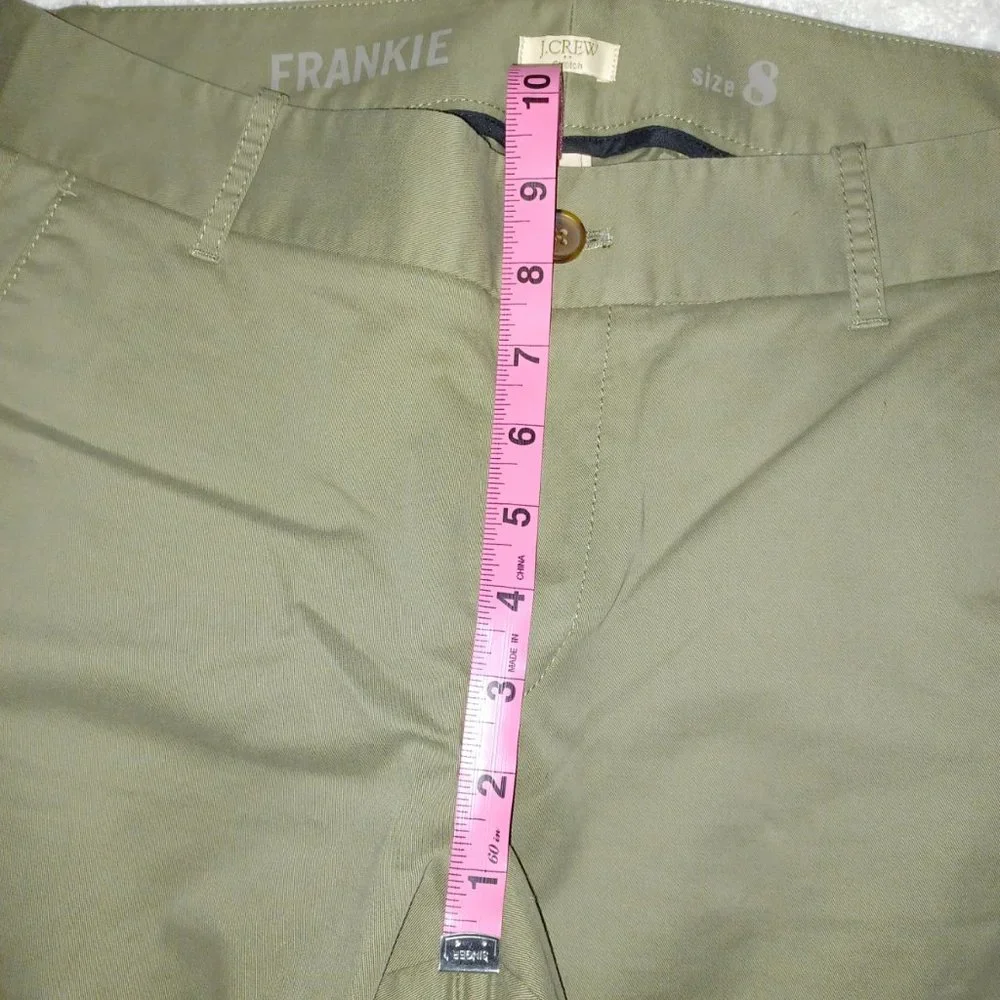 J. CREW FRANKIE STRETCH MID RISE PANTS - Picture 15 of 15